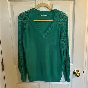 Staccato Green V-Neck Sweater